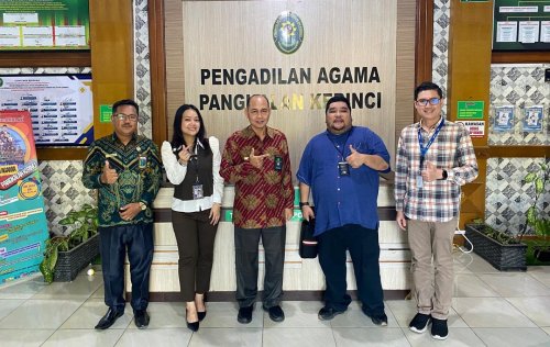 BRI jajaki kerja sama strategis dengan Pengadilan Agama Pangkalan Kerinci.(foto: andi/halloriau.com)