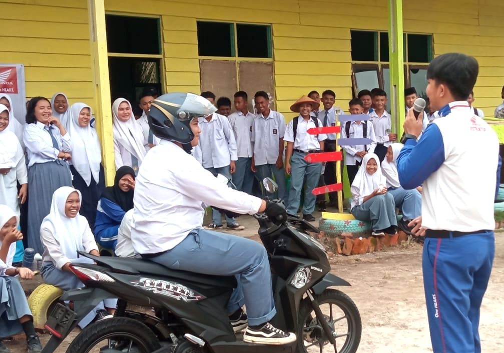 Capella Honda Ajak Siswa SMKN 2 Ukui Berperan Aktif Cari Aman