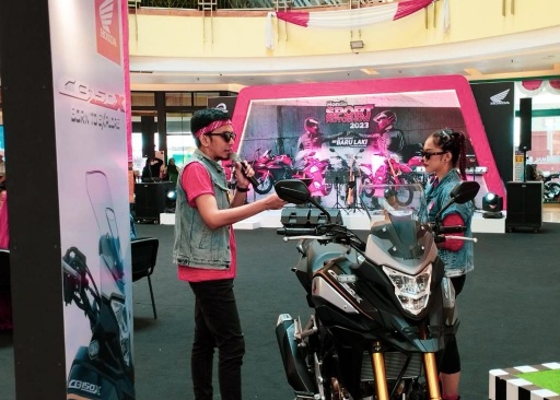 Honda Sport Motoshow 2023 berlangsung di Atrium Kampar Mall SKA (foto/ist)
