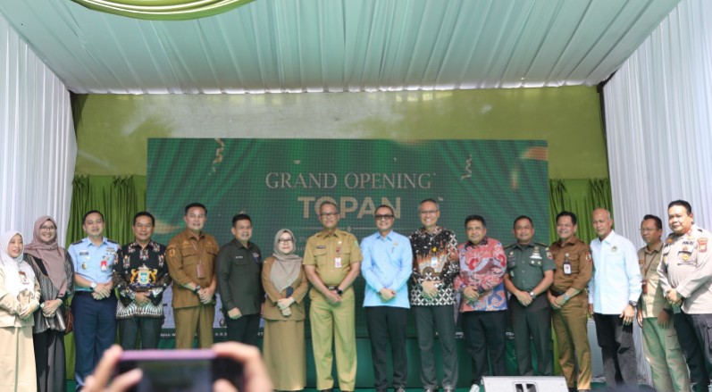Pemprov Riau melalui PT RPB menghadirkan TOPAN di Jalan Melati, Pekanbaru (foto/ist)