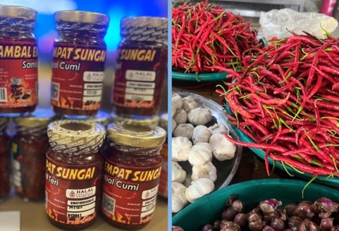 Sambal Empat Sungai menjadi produk unggulan di Riau (foto/ist) 