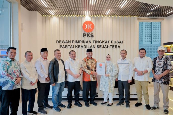 PKS nyatakan dukungan pada pasangan petahana yang maju Pilbup Bengkalis kembali, Kasmarni-Bagus (foto:ist) 