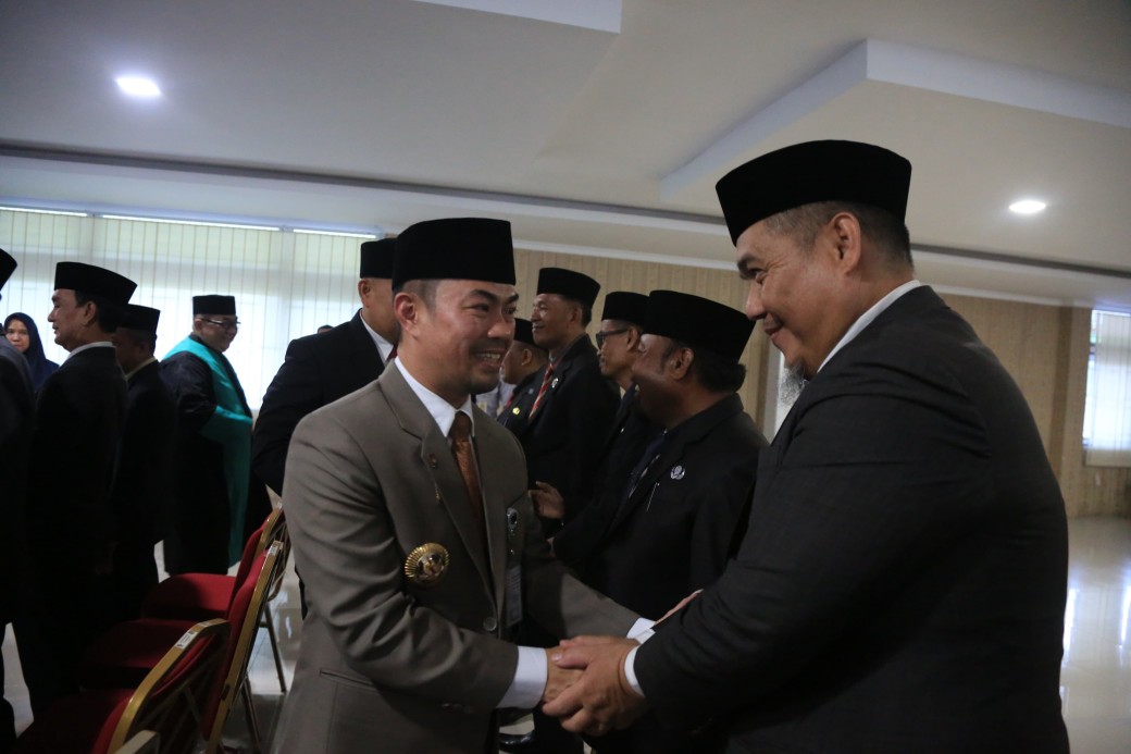 Pj Walikota Pekanbaru, Risnandar Mahiwa lantik 35 pejabat administrator di Gedung MPP (foto/dini)