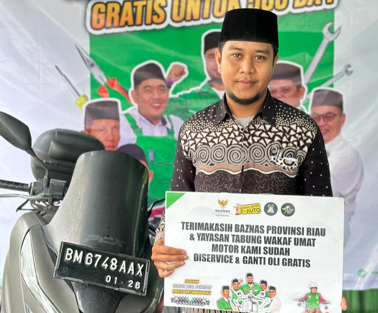 Baznas Riau berikan servis gratis untuk 500 Dai di Pekanbaru (foto/yuni)