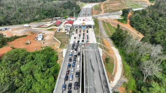 Tol Bangkinang-XII Koto Kampar akan berlakukan tarif setelah sebulan gratis (foto/ist)