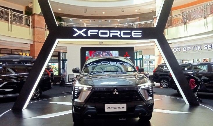 Pameran Mitsubishi Xforce di Mall Ska Pekanbaru (foto/rinai-halloriau)