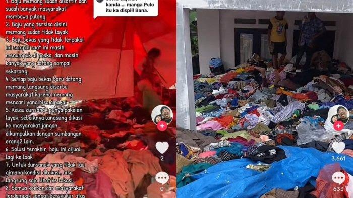 Tumpukan baju bekas di Parambahan, Tanah Datar, Sumbar viral di Medsos (foto/int)