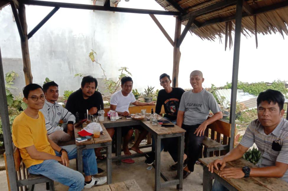 Dit Intelkam Polda Riau bersama pengurus RPBD di Kuansing.(foto: rivo/halloriau.com)