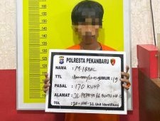 Salah satu Tersangka Geng motor Diamankan Polisi