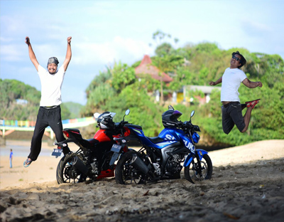 Serunya Petualangan Suzuki GSX-S150 di Pesisir Pantai Selatan Malang
