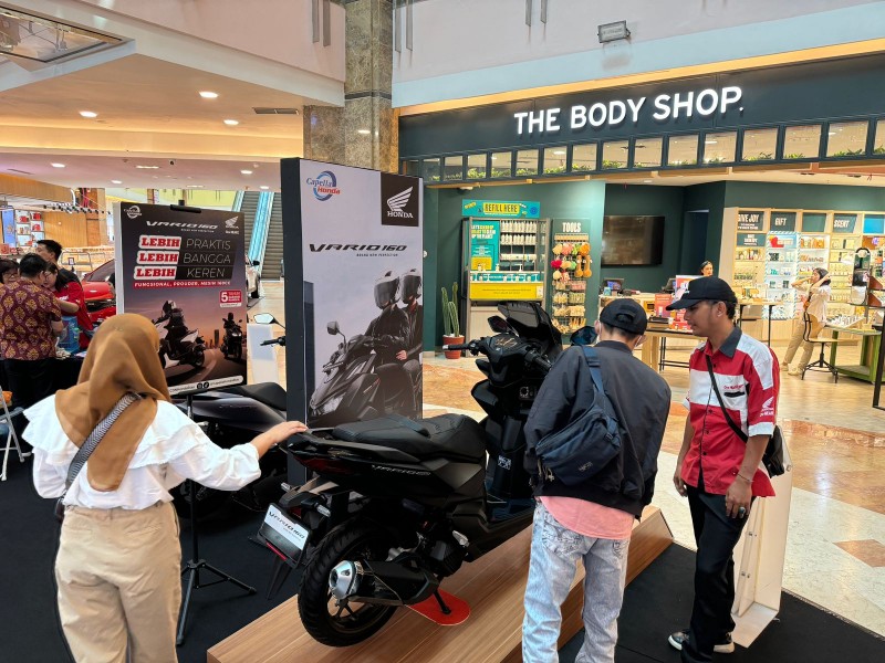 Penawaran spesial Honda Premium Matic Day di Mal SKA Pekanbaru (foto/Yuni)