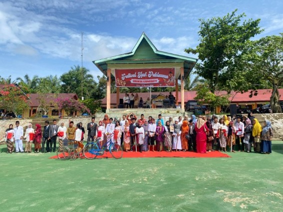 SMA Negeri 2 Ujung Batu sukses menggelar Festival Hari Pahlawan (foto/ist)