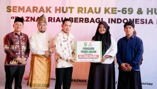 Kolaborasi Disdik Riau-Baznas tebus ijazah hingga bantuan seragam bagi siswa kurang mampu (foto/int)