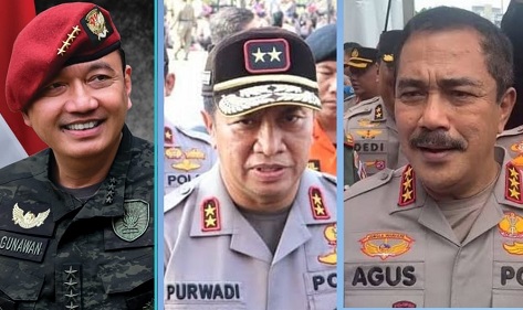 Budi Gunawan, Agus Andrianto, dan sejumlah jendeeral purnawirawan Polri masuk Kabinet Merah Putih Prabowo-Gibran (foto/int)