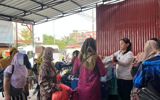 35 pekerja migran Indonesia dideportasi dari Malaysia sudah tiba di Dumai (foto/MC.Riau)