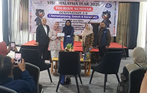 Hydramas Travel & Tours bersama Asita Riau mengadakan Tourism Seminar Destination 3S di Pekanbaru (foto/riki)