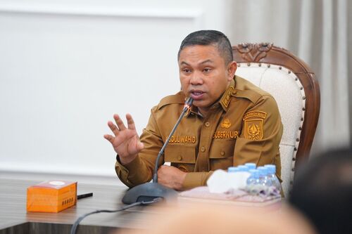 Gubernur Riau, Abdul Wahid. (Foto: Sri Wahyuni)