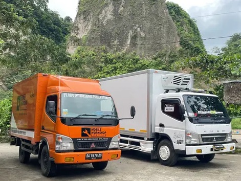 Produk kendaraan niaga Mitsubishi Fuso di Indonesia. (KTB)