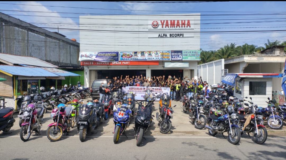 Satlantas Polres Rohul dan PT Alfa Scorpii melaksanakan giat Kopdargab All Biker Maxi dan Safety Riding bersama Komunitas Yamaha Nmax Club Indonesia (YNCI) Provinsi Riau pada 7 Desember 2021 lalu.