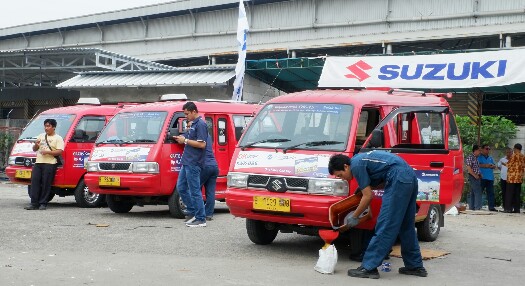 Suzuki Gelar Program Servis Gratis untuk 500 Angkot di Jakarta