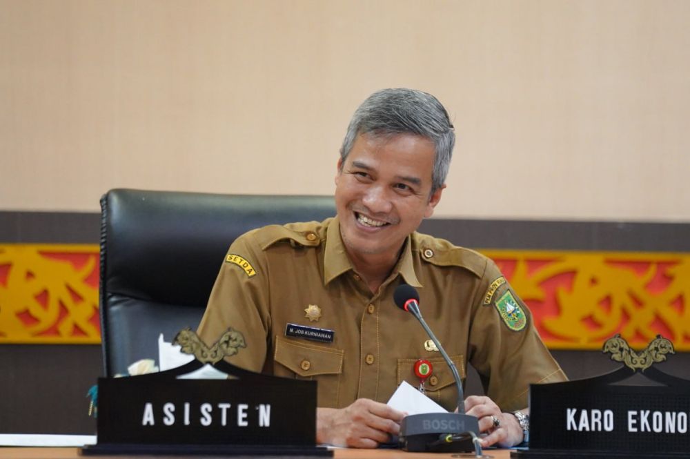 Asisten II Setdaprov Riau, M Job Kurniawan.(foto: mcr)