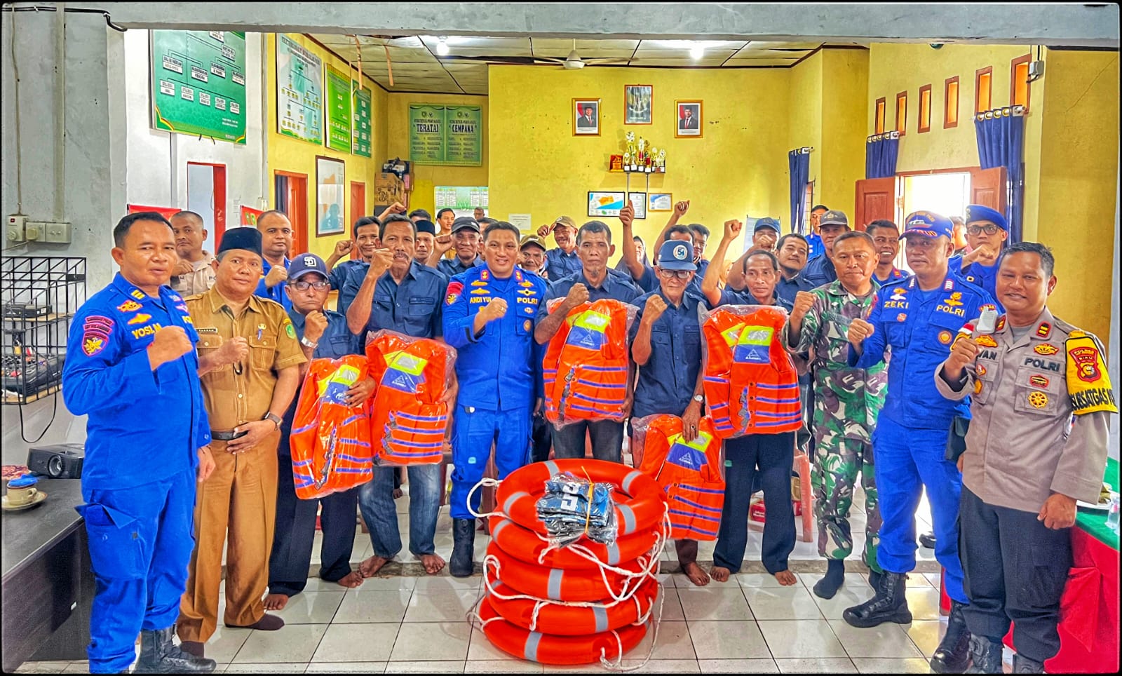 Ditpolairud Polda Riau laksanakan kegiatan program Sambang Nusa