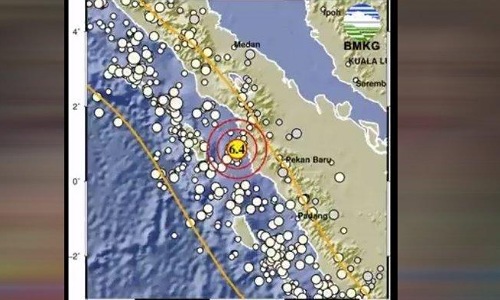 Gempa 6,4 Magnitudo guncang Padang, Sumbar.(foto: int)