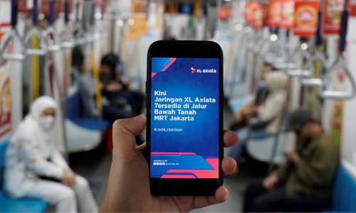 Sejak pertengahan Agustus 2023 lalu, pelanggan XL Axiata telah bisa mengakses layanan data dan telekomunikasi saat berada di stasiun maupun jalur bawah tanah MRT Jakarta.(foto: istimewa)