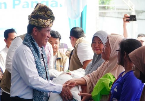 Mentan Amran minta harga TBS sawit Riau dijaga.(foto: mimi/halloriau.com)