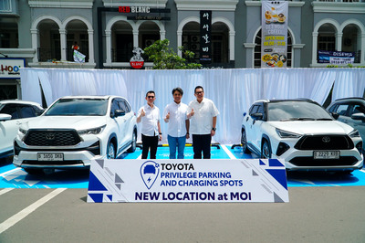 Toyota hadirkan fasilitas parkir gratis dan charging spot ultra cepat di Mall of Indonesia, Jakarta Utara. (Foto: Istimewa)