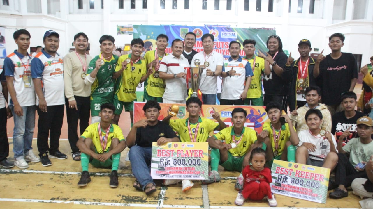 Turnamen Futsal Pemuda Muhammadiyah Cup I sukses digelar (foto/afrizal)