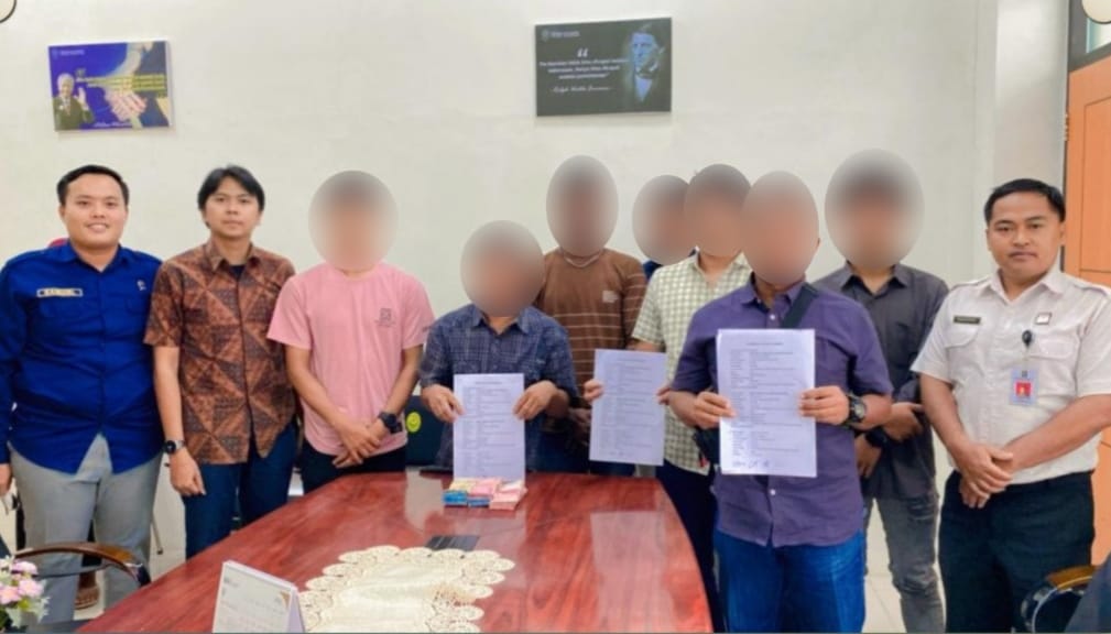 Langkah restoratif justice yang dilakukan PN Teluk Kuantan dalam kasus penganiayaan melibatkan anak.(foto: ultra/halloriau.com)