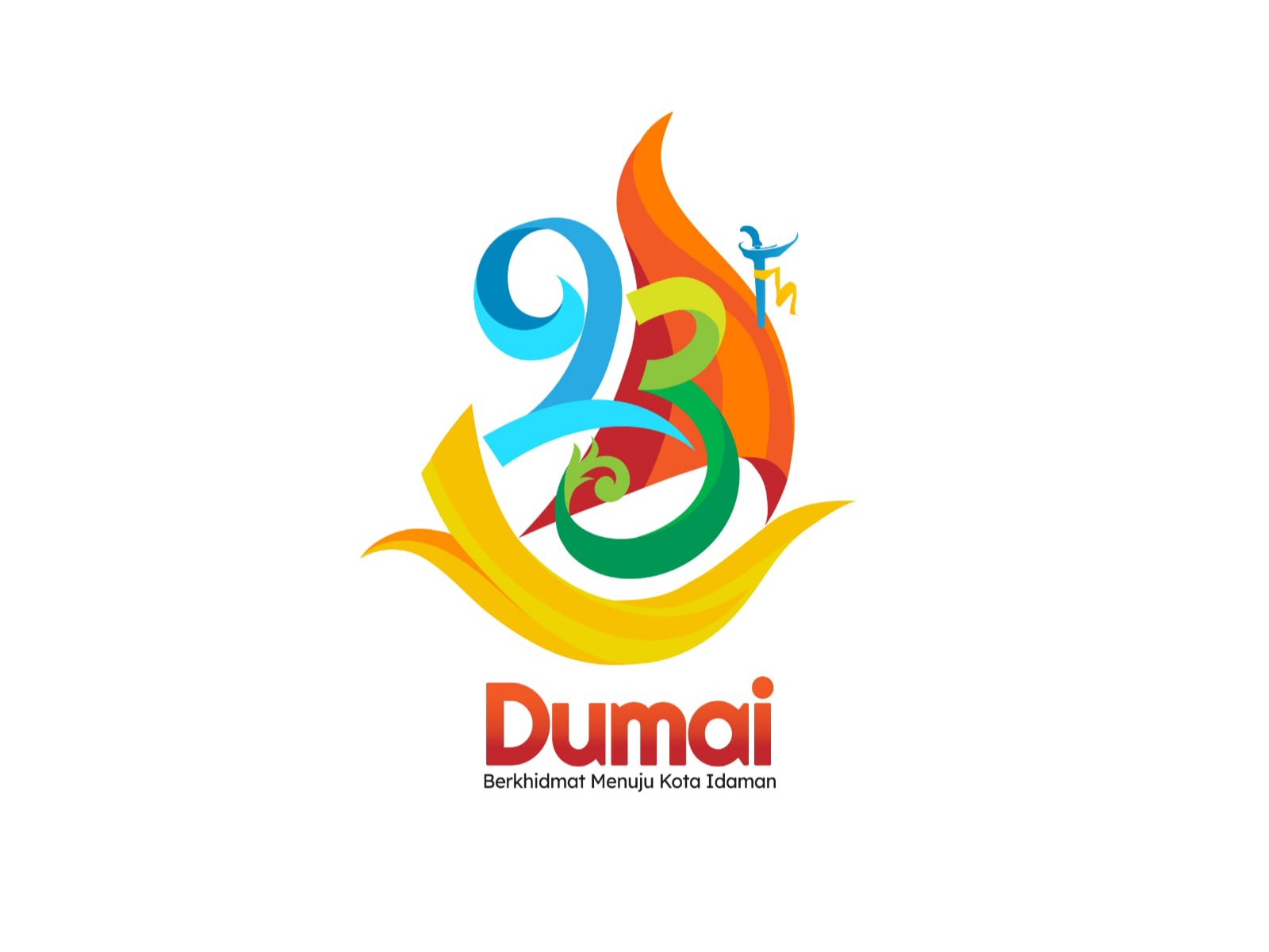Logo HUT Kota Dumai ke-23.