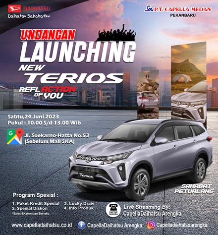 Capella Daihatsu Arengka Launching New Terios Facelift 
