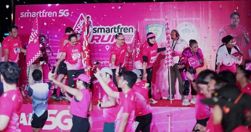 Smartfren Run 2026 jadi strategi XLSMART dekatkan diri dengan pelanggan.(foto: istimewa)