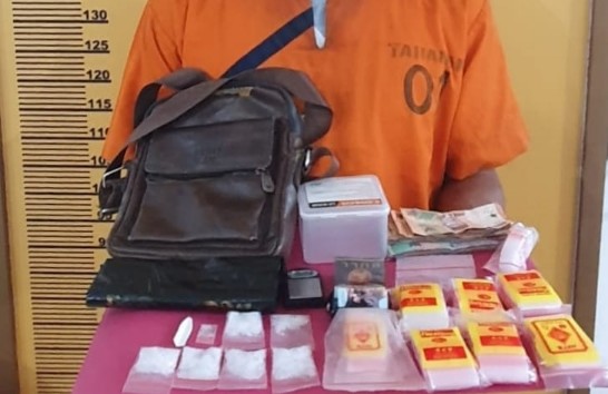 Tujuh paket sabu dengan berat kotor 26,03 gram diamankan Polres Inhu (foto/andri)