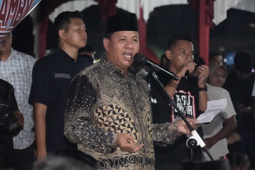 Bupati Kuansing, Suhardiman Amby respon aspirasi masyarakat Bandar Alai (foto/ultra)