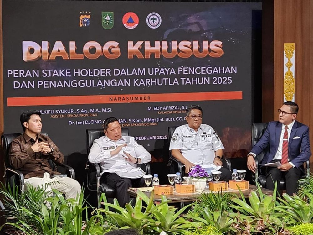 Apkasindo Riau membantu pemerintah menangani ancaman Karhutla 2025 (foto/int)