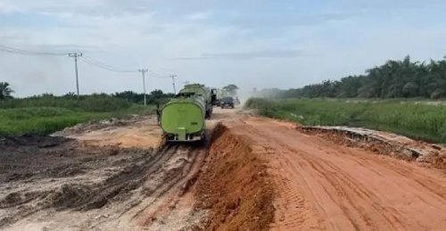 Perbaikan Jalan Sontang-Duri dikebut PUPR Riau (foto/int)