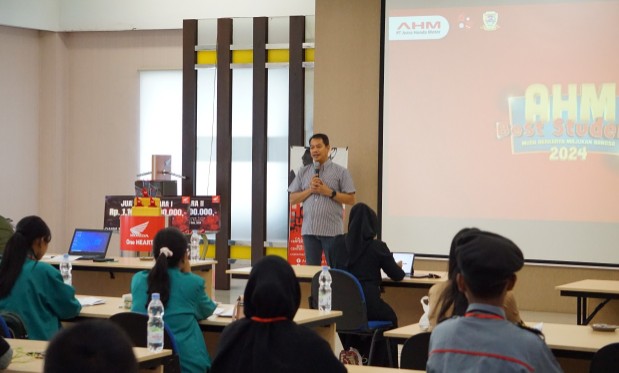 Opening Speech dari Harry Sutiono selaku Regional Head PT CDN Pada pagelaran AHMBS 2024 Tingkat Regional Riau (foto/ist)