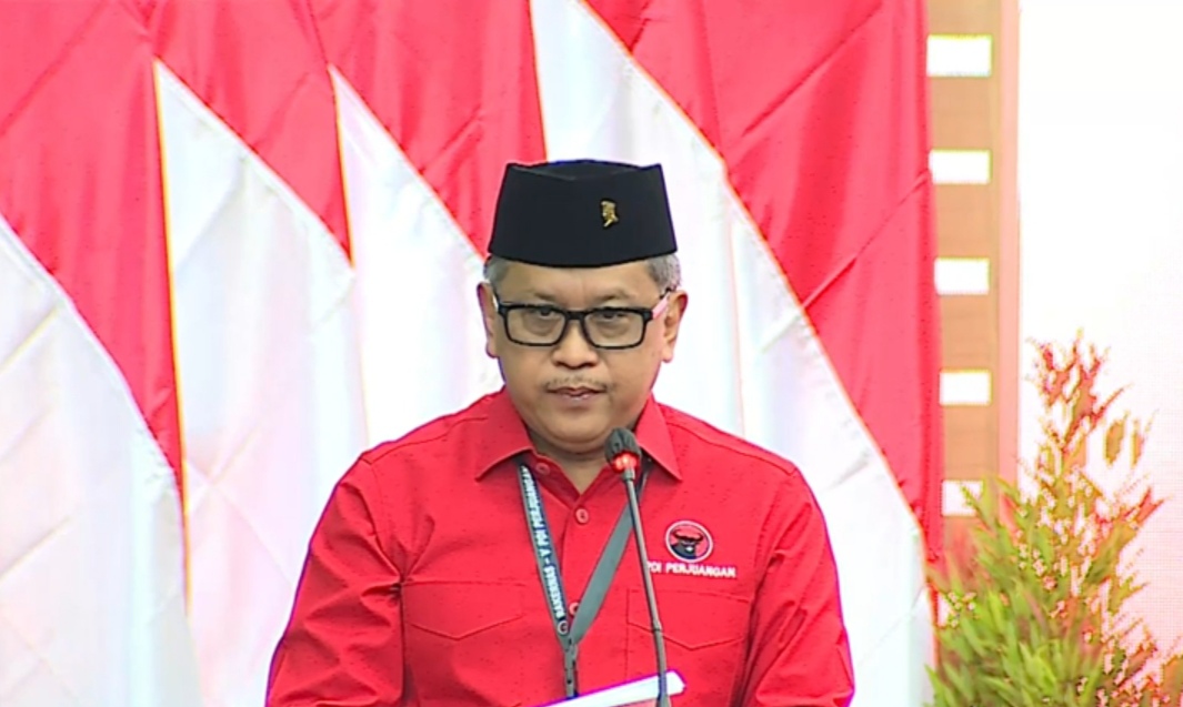 Sekjen DPP PDIP Hasto Kristianto umumkan daftar nama calon kepala daerah se-Indonesia termasuk Kota Pekanbaru, Rabu (14/8/2024) 