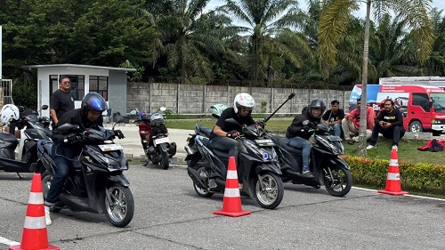 PT CDN Gelar Fun Drag Matic 160 di Kampar, Wadah Aman Pecinta Matic Honda 160 cc