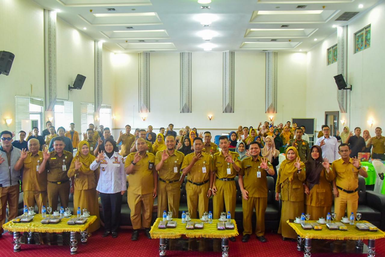 Kegiatan sosialisasi aplikasi Sicakeb Pemkab Bengkalis.(foto: zulkarnaen/halloriau.com)