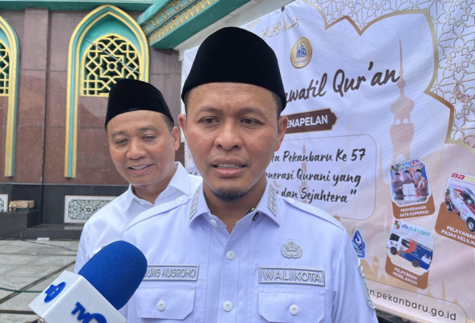 Walikota Pekanbaru, Agung Nugroho bakal buka seleksi Dirut PDAM Tirta Siak (foto/Tata)