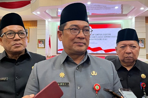 Sekdaprov Riau, Syahrial Abdi.(foto: sri/halloriau.com)