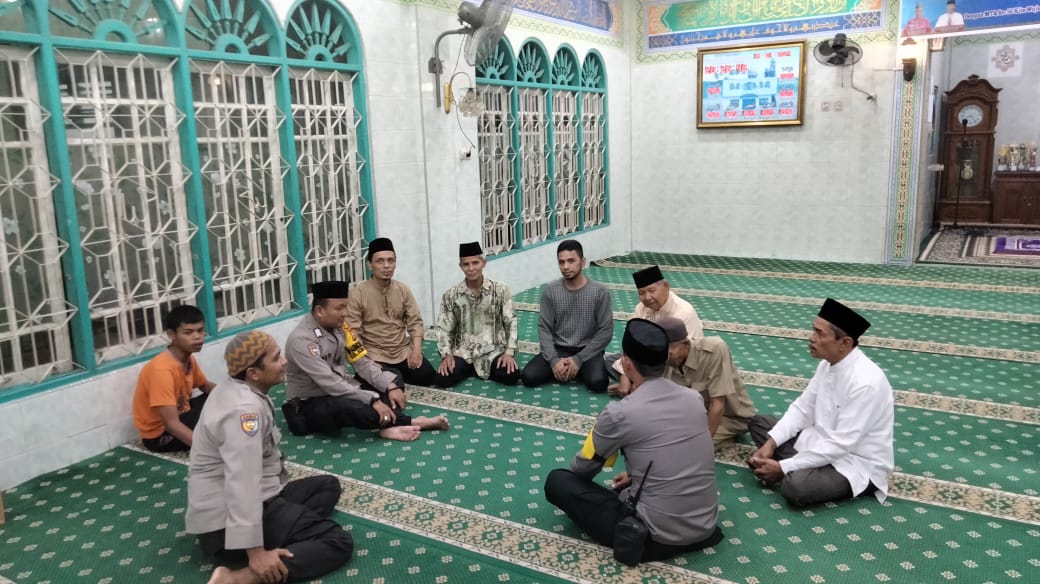 Kegiatan sosialisasi Pemilu damai 2024 di Masjidil Awaluddin Pekanbaru.(foto: istimewa)