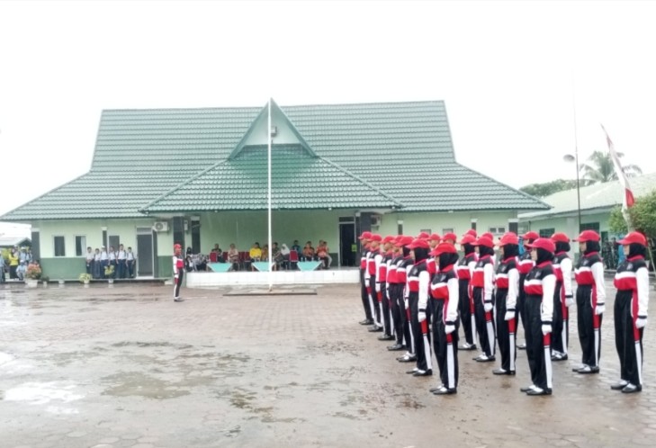 Kodim 0314 Inhil adakan lomba PBB Pelajar untuk Peringati HUT TNI ke-79 (foto/yendra)