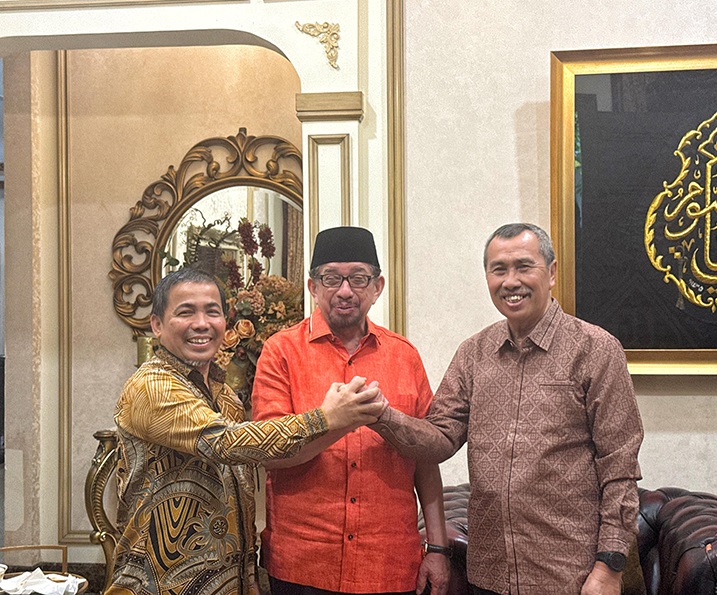 Bakal Calon Gubernur Riau Syamsuar dan bakal calon wakil Gubernur Mawardi Muhammad Saleh.