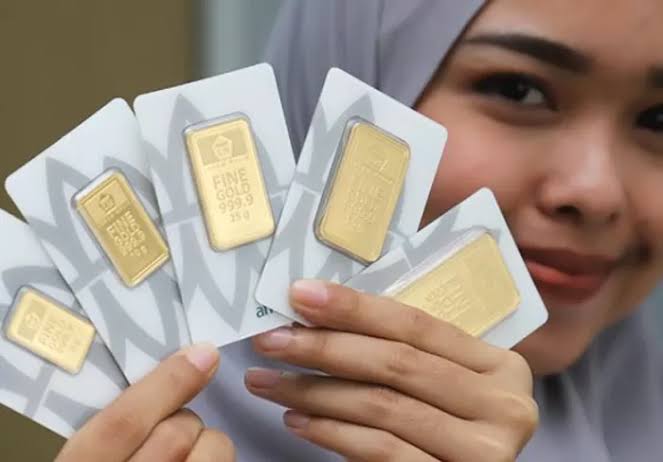 Ilustrasi harga emas meroket di Pekanbaru (foto/int)