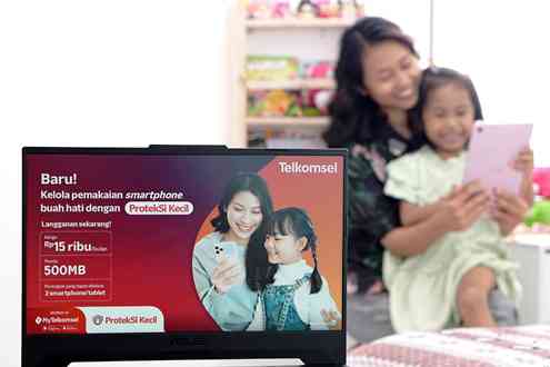 Telkomsel hadirkan ProtekSi Kecil untuk internet ramah anak.(foto: istimewa)